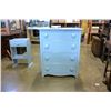 Image 2 : BLUE PAINTED 4 DRAWER DRESSER