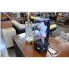 Image 2 : CRYSTAL LAMP AND FIBER OPTIC FLOWER