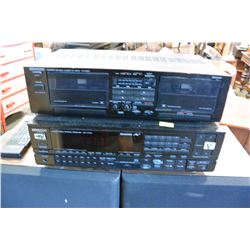 KENWOOD KR-V7010 STEREO WITH PAIR OF JL-797 SPEAKERS