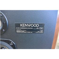 KENWOOD KR-V7010 STEREO WITH PAIR OF JL-797 SPEAKERS