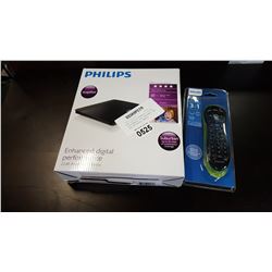 NEW PHILIPS ENHANCED DIGITAL PERFORMANCE HDTV ANTENNA, AND NEW UNIVERSAL REMOTE