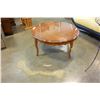 Image 1 : FRENCH PROVINCAL GLASSTOP COFFEE TABLE