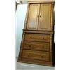 Image 1 : 3 DRAWER W/ ARMIORE TOP CHERRY OAK - NEW IN BOXES BOX