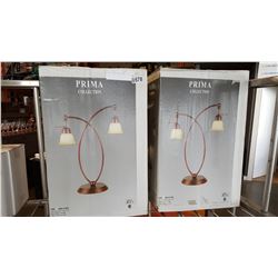 2 NEW PRIMA TABLE LAMPS