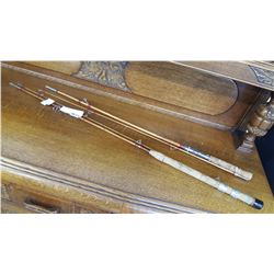 TWO CANE FISHING RODS