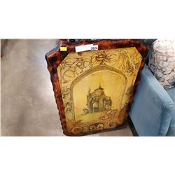 1976 LORD OF THE RINGS PRINT ON WOOD