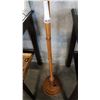 Image 3 : CLAW FOOT ANTIQUE LAMP WITH MILK GLASS SHADE