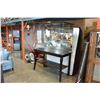 Image 1 : LARGE PLEXIGLASS DISPLAY CABINET ON STAND WITH MIRROR BACK