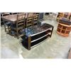 Image 2 : 3 TIER MODERN GLASS ENTERTAINMENT STAND