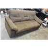 Image 1 : BROWN MICROFIBER SOFA