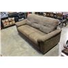 Image 2 : BROWN MICROFIBER SOFA
