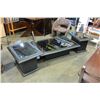 Image 1 : BLACK MIRROR TOP 3 PIECE COFFEE TABLE SET