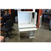 Image 2 : WHIE DESK AND OFFICE CHAIR