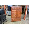 Image 1 : PINE 4 DRAWER WARDROBE DRESSER