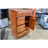 Image 3 : PINE 4 DRAWER WARDROBE DRESSER