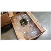 Image 3 : TWO BOXES OF CRYSTAL AND GLASSWARE