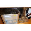 Image 2 : BOX OF GLASS VASES