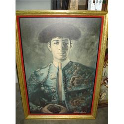 LARGE FRAMED PORTRAIT