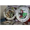 Image 1 : THE JESTER AND THE FALCONER ROYAL DOULTON PLATES ON STANDS