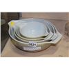 Image 1 : SET OF PYREX MIXING BOWLS
