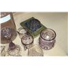 Image 3 : PURPLE GLASS VASES JUG FROG