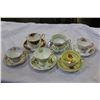 Image 1 : SHELLY PARAGON AND ROYAL ALBERT TEACUPS AND SAUCERS