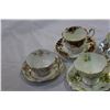 Image 2 : SHELLY PARAGON AND ROYAL ALBERT TEACUPS AND SAUCERS