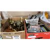 Image 1 : BOX OF VINTAGE TROPHIES AND BOX OF COMPUTER GAMES