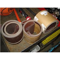 3 ROLLS OF SANDING BELTS