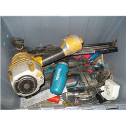 TOTE OF BOSTICH NAILER AND POWER TOOLS