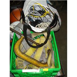 CRATE OF LOAD STRAPS AND CLAMP WITH CORDS