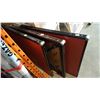 Image 2 : 3 SQUARE FOLDING TABLES