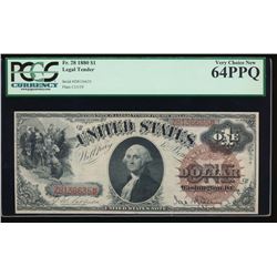 1880 $1 Legal Tender Note PCGS 64PPQ