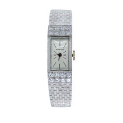 Tiffany & Co 14KT White Gold 0.88ctw Diamond Wristwatch