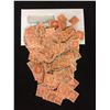 Image 1 : VINTAGE POSTAGE REVENUE 2d STAMP LOT