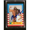 Image 1 : RANDY "MACHO MAN" SAVAGE SIGNED WRESTLING TRADING CARD