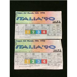 1990 FIFA ITALIA '90 SOCCER GAME TICKET LOT