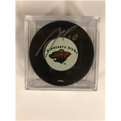 MARION GABORIK SIGNED MINNESOTA WILD HOCKEY PUCK