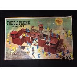 Vintage MARX Fort Apache Playset 3681 W/ Box