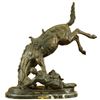 Image 1 : Extra Large "The Wicked Pony" by Remington Bronze Sculpture Western 85 LBS Deco