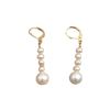 Image 3 : Mignon aaa++ grade white south sea pearl dangle earring 14k.
