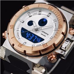 Mens Digital Quartz Wrist Watch Chronograph Date Sport