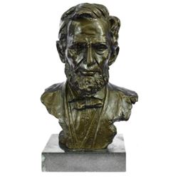 Large Limited Edition Abraham Lincoln USA President Bronze Sculpture Statue