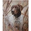 Image 1 : Original Oil on Canvas Hunting Dog Series. signed, Y.O.G. Bianco - Master Artist. Unique, Extraordin