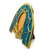 Image 2 : Aqua Enameled Semicircular Russian Royal Picture Frame