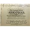Image 2 : Turn of the Century Color map of Arkansas. The Century Atlas. C 1897 and 1902