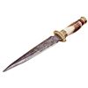 Image 2 : Hand Made Damascus Steel Hunting Dagger Knife Handle Stag Horn