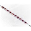 Image 4 : Red Ruby Marquise And Round Rhinestone Crystal Bracelet