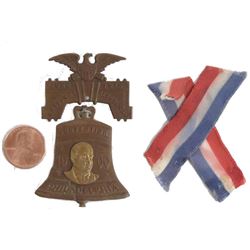 1900 Presidential Election, Republican National Convention Badge, William McKinley, Schwaab S& S Co.