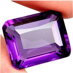25.15ct. Purple Amethyst Emerald